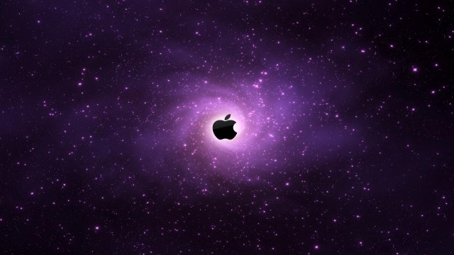 dark, brands, apple, stars, space 