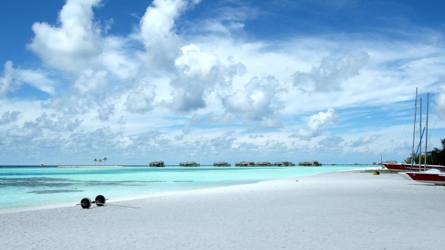 nature, maldives, beach, water, sky, clouds, sands 