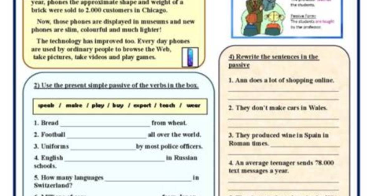 A Guide to Passive Activities
