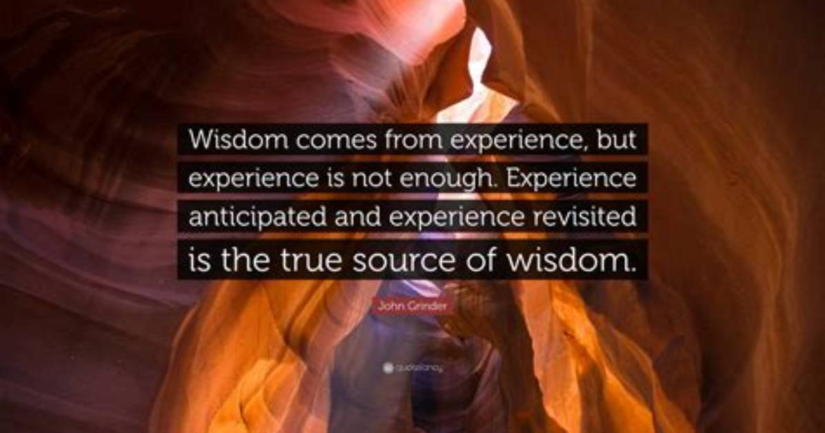A Journey of Experience and Wisdom