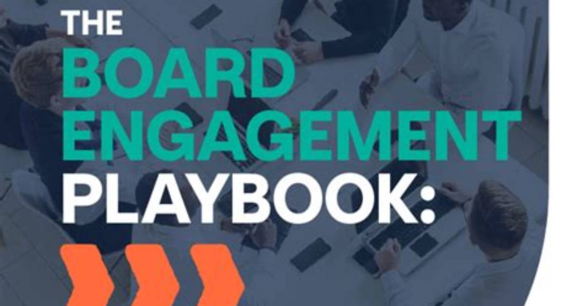 A Playbook for Success and Engagement