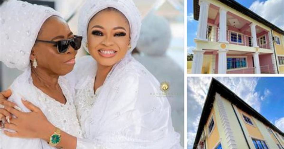 Actress Funmi Awelewa Builds House for Her Mum and Siblings