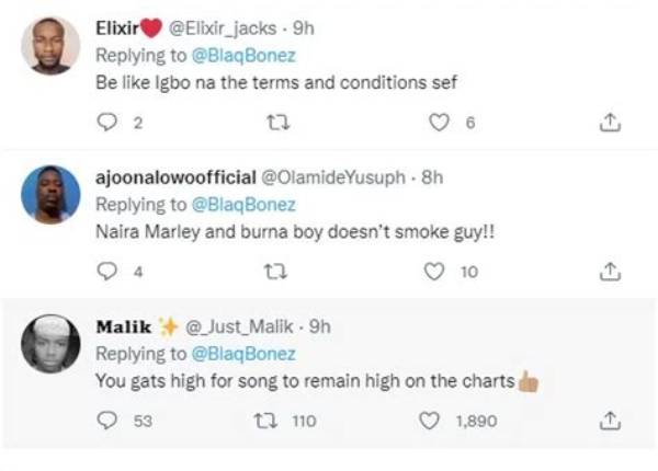 All Nigerians Artiste Smoke Illegal Drug — Rapper Blaqbonez Declares