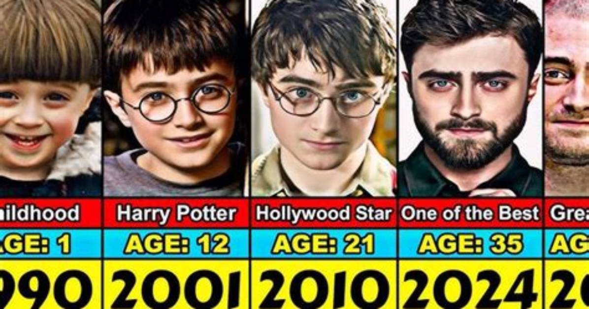 At What Age Did Daniel Radcliffe Star in Harry Potter 1?