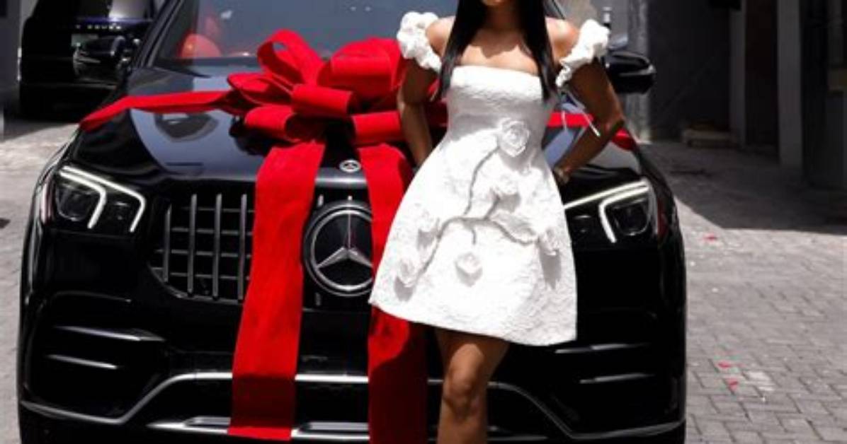 Bbnaija Star, Modella Now a Mercedes Benz Owner