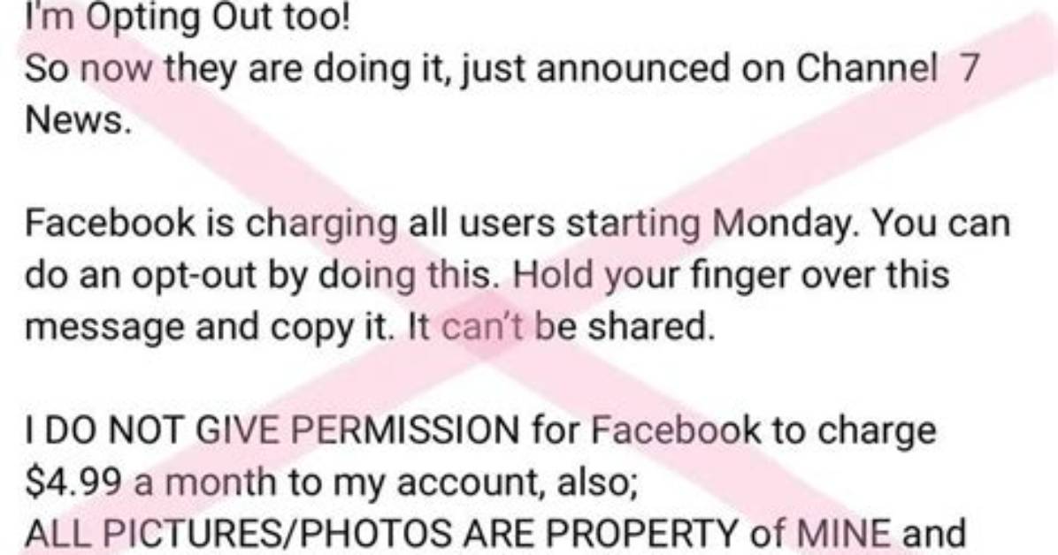 Beware: Facebook to Begin Charging All Users Starting Monday