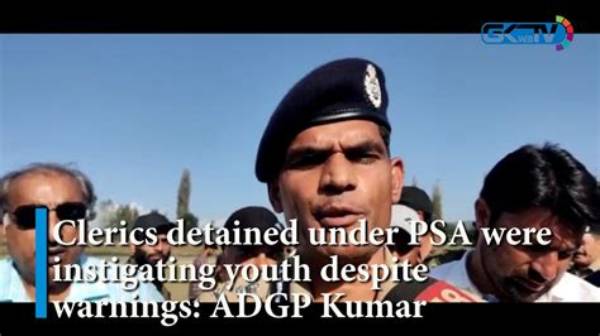 Clerics Booked Under Psa Were Instigating Youth to Violence: J&K Police