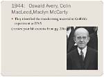 Cutting-Edge Oswald Avery Research Foundation for Watson and Crick