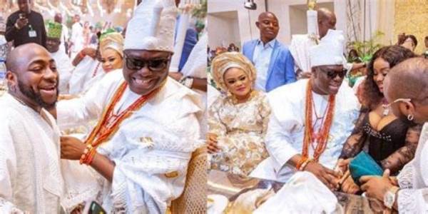 Davido Introduces Chioma to the Ooni of Ife and His Queens as “His Wife. ”