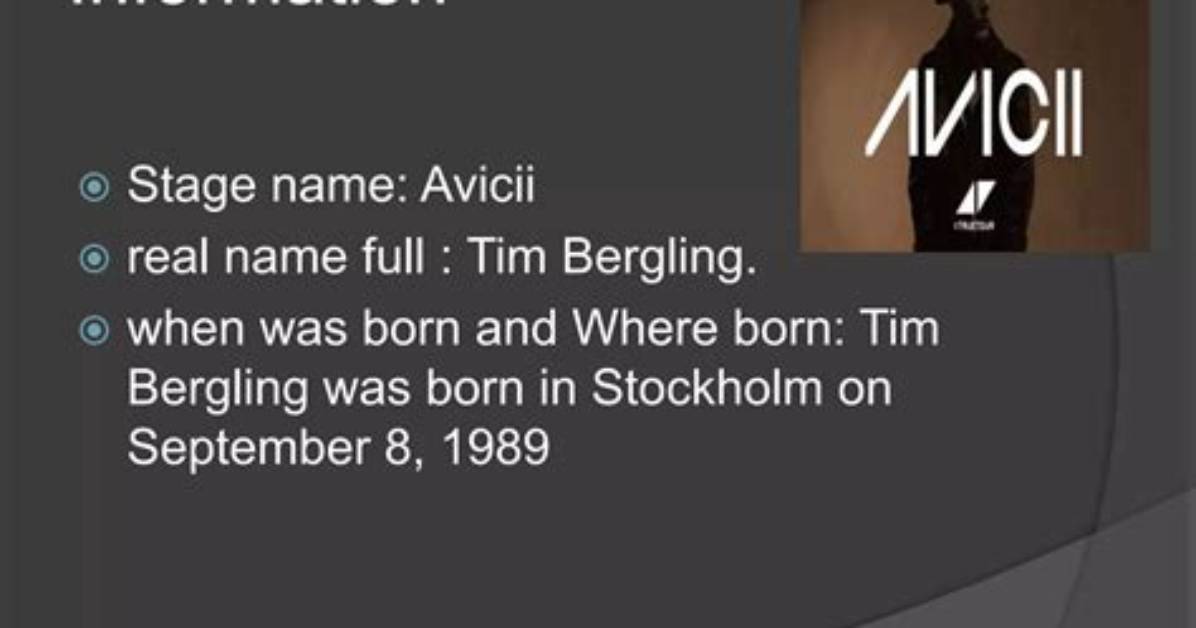 Discovering Avicii: the Journey of a Born Music Legend