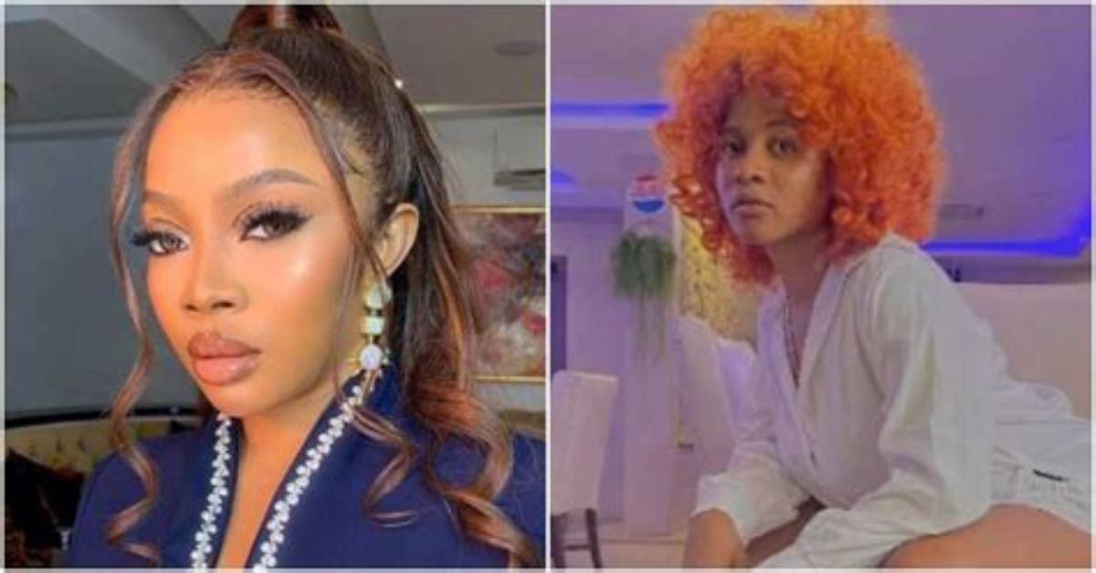 “Don’t Phyna Me” – Toke Makinwa Fires Shots at Phyna for Snatching Groovy from Friend, Amaka