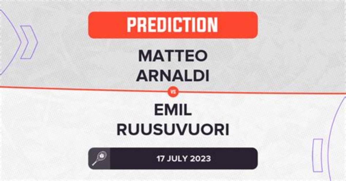 Expert Machc vs Arnaldi Prediction: Who Will Triumph?
