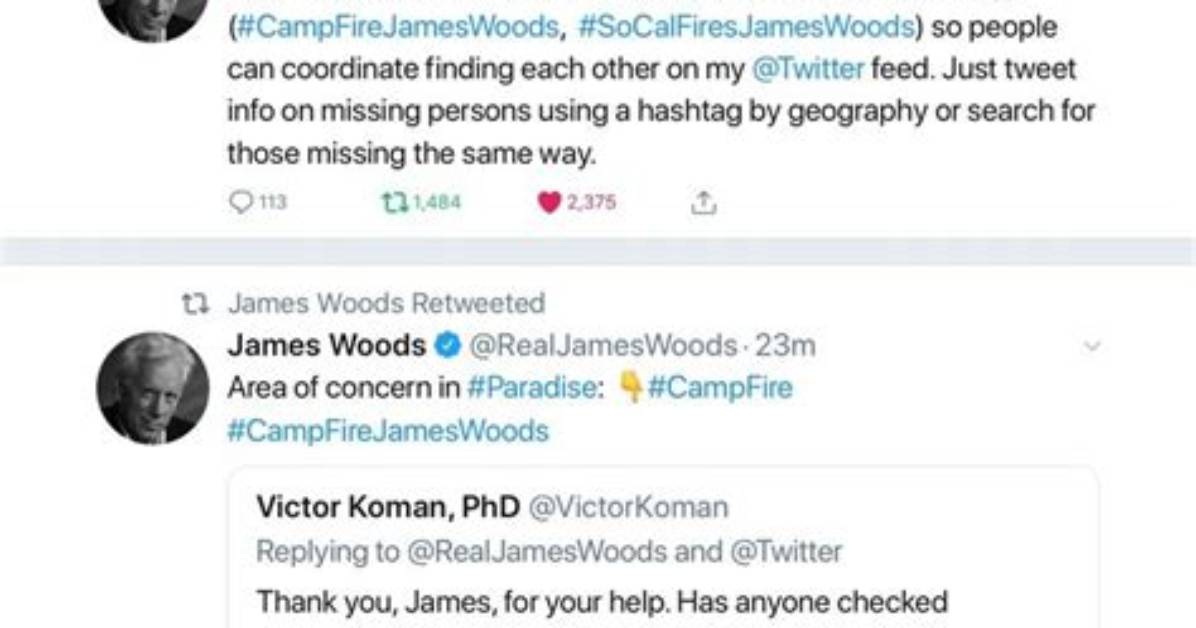 Exploring the Twitter Presence of James Woods