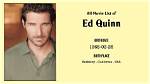 Extensive Filmography: Ed Quinn's Movies and Tv Appearances