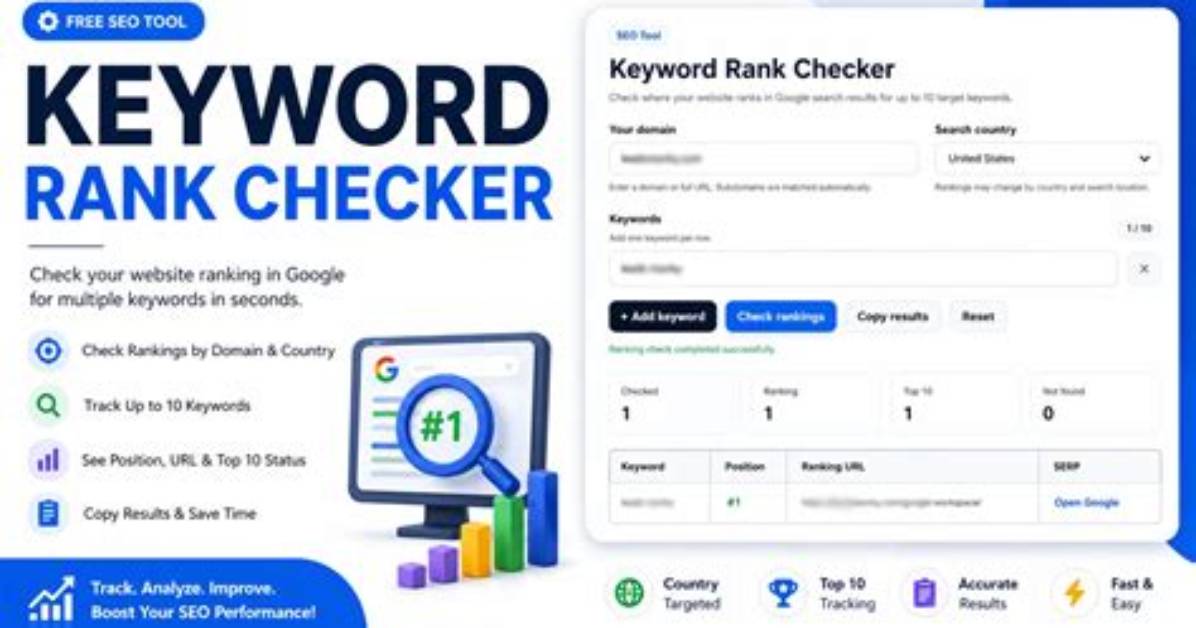 Free Google Keyword Ranking Checker: Elevate Your Seo Strategy