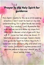 Guide Me, Holy Spirit: Your Divine Guidance Through Life