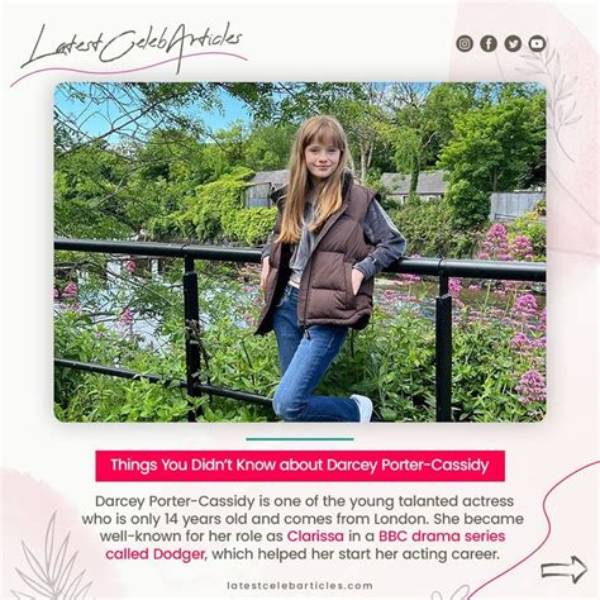 How Old Is Darcey Porter-Cassidy? Meet Her Parents and Family