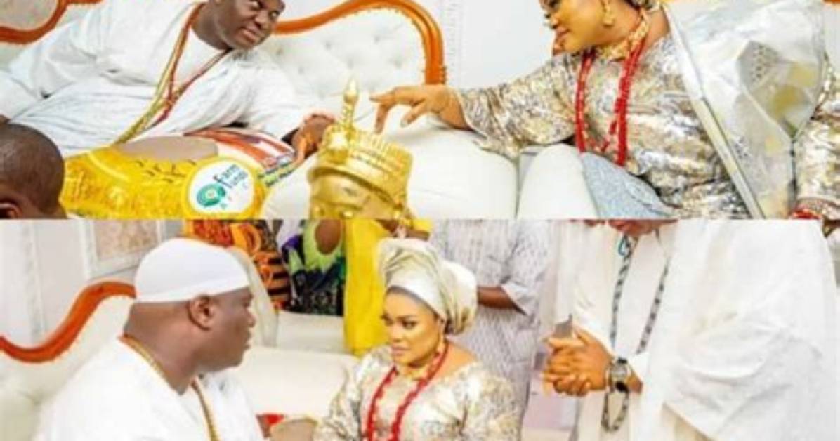 “I Hope Queen Naomi Heals” Mixed Reactions as Ooni of Ife Ties the Knot for the Fourth Time