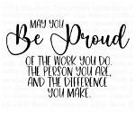 'I'm Proud of the Work We're Doing'