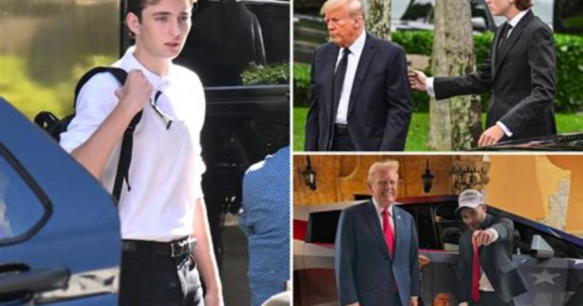 Intriguing Picture of Barron Trump's Car Unveiled