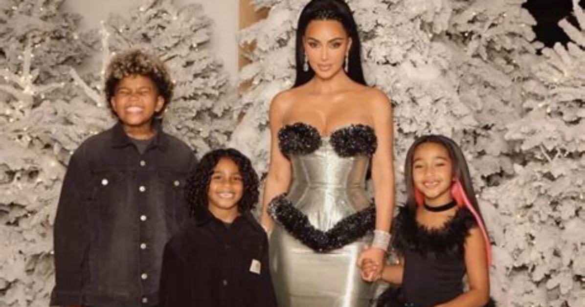 Kim Kardashian Celebrates Christmas with Her 4 Kids and Niece Dream: ‘Happy Holidays’