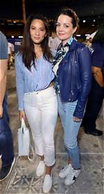 Kimberly Schmit and Olivia Munn