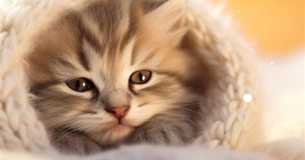 Listen to the Purrfect Harmony: the Soothing Mew of a Kitten