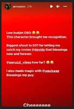 “Low Budget Obo, This Character Brought Me Recognition” Comedian Nasboi Opens up on His Fame Through Davido