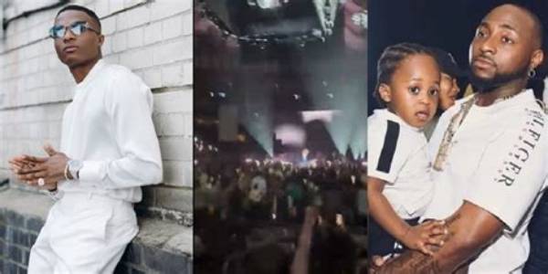 Moment Wizkid Paid Tribute to Davido’s Son at Concert in New York