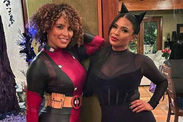 Nia Long Is ‘Fighting for Justice’ in Black Form-Fitting Superhero Costume for Halloween