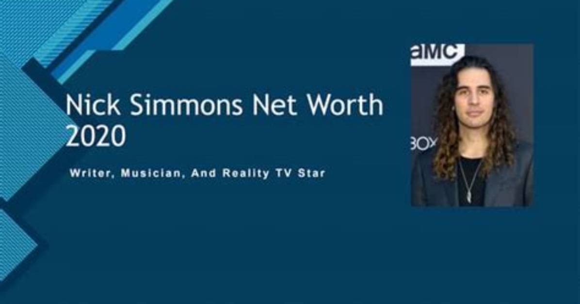 Nick Simmons' Net Worth and the Journey to Success