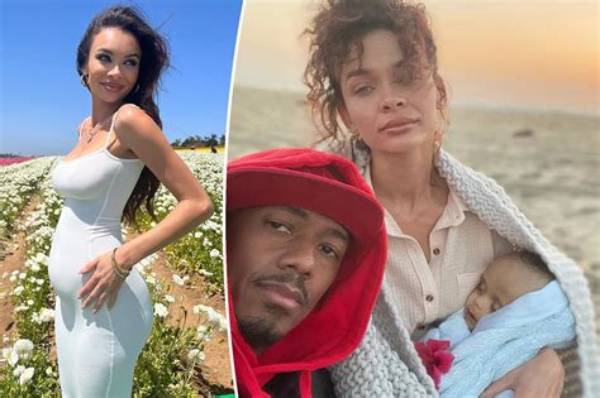Pregnant Alyssa Scott Holds Her Baby Bump as She Poses in Lacy Black Nightgown — See the Photo!