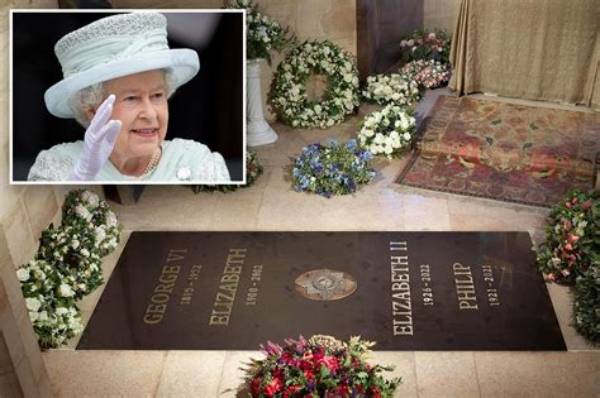 Queen Elizabeth Ii’s Final Resting Place Marked with New Ledger Stone