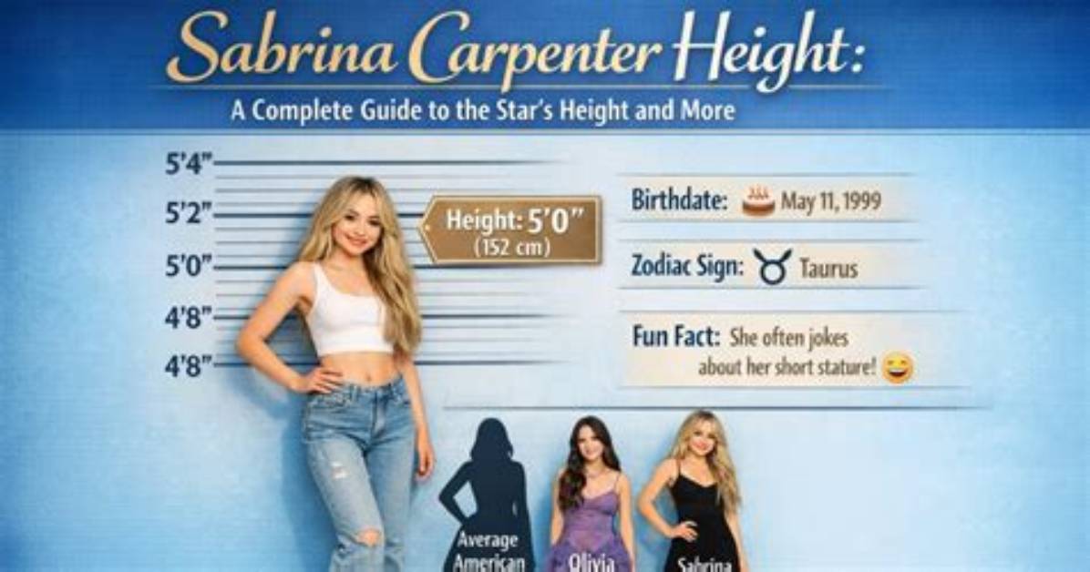 Sabrina Carpenter's Height: a Comprehensive Guide