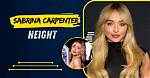 Sabrina Carpenter's Height: Unveiling the Star's Stature