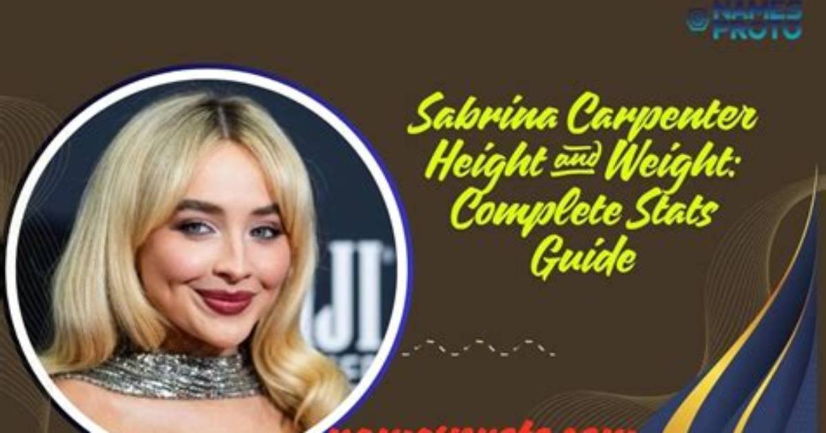 Sabrina Carpenter's Weight: Facts and Stats