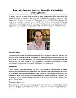 Surprising Revelations and Strategies for Success