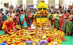 Telangana Gears up for State Festival Bathukamma
