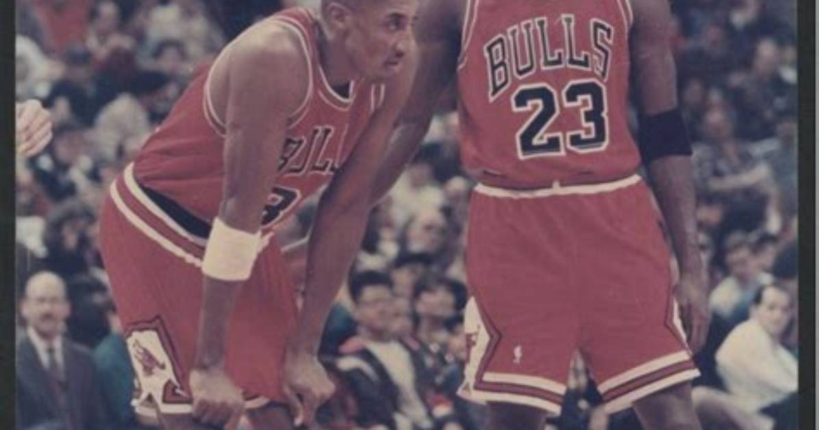 **The Dynamic Duo: Scottie Pippen and Michael Jordan**