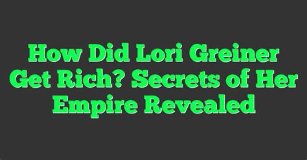 The Secrets of Her Financial Empire Revealed