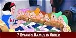 Uncover the Enchanting Names of Snow White's Seven Dwarfs