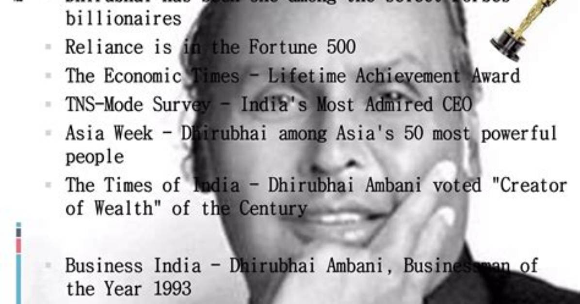 Uncover the Wealth: Unveiling Dhirubhai Ambani's Net Worth