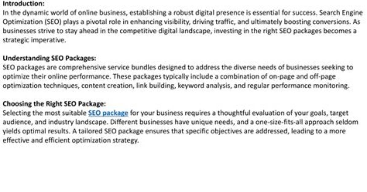 Unlocking Online Success with Seo Packages in Sri Lanka
