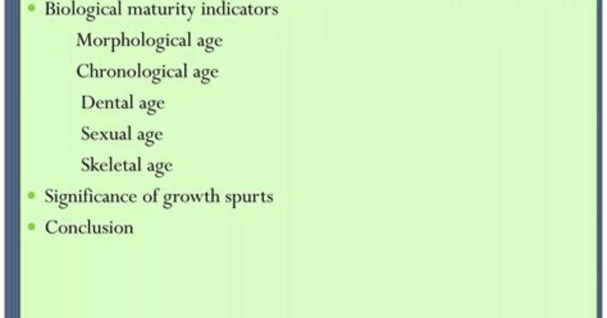 Unraveling Age, Maturity, and Significance
