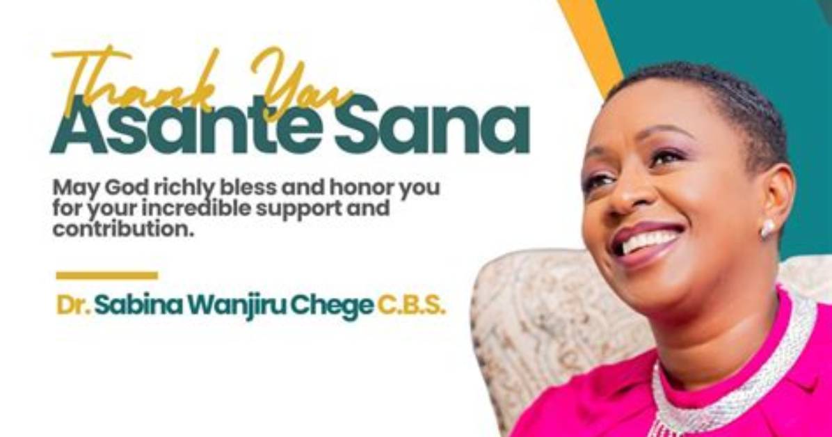 Unveiling the Inspiring Journey of Sabina Wanjiru Chege: a Champion for Women's