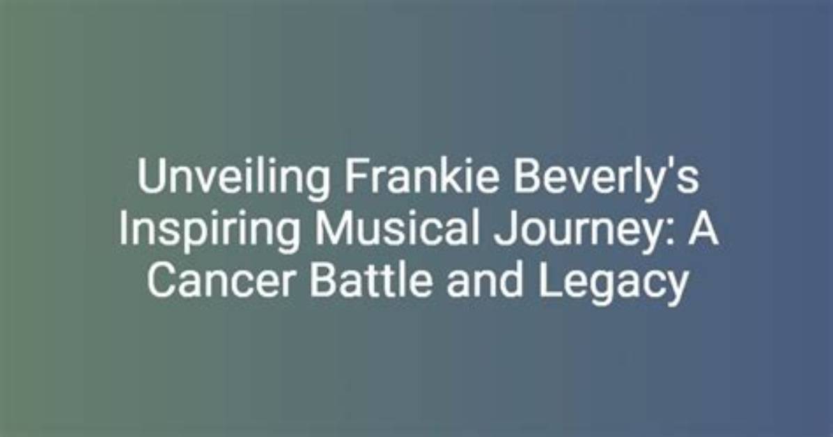 Unveiling the Life and Legacy of Frankie Lonigro
