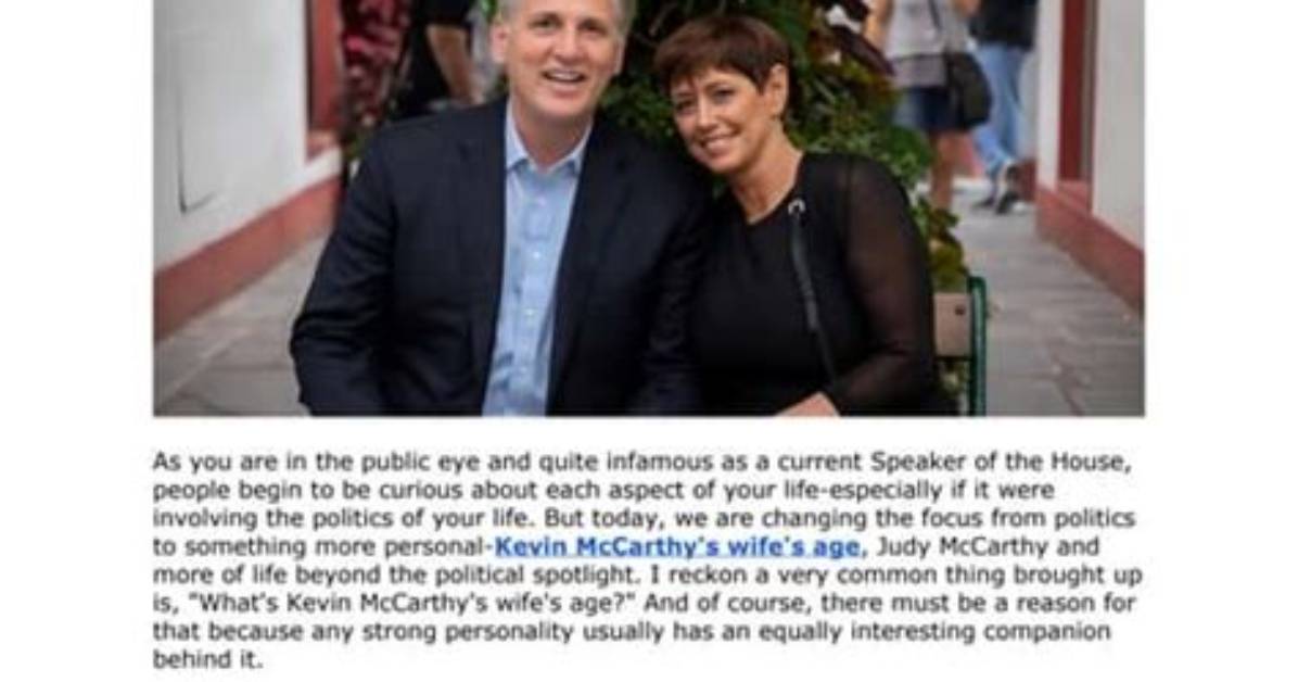 Unveiling the Lives of Kevin Mccarthy's Children: Exclusive Insights