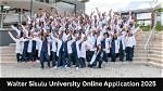Walter Sisulu University Online Application 2024