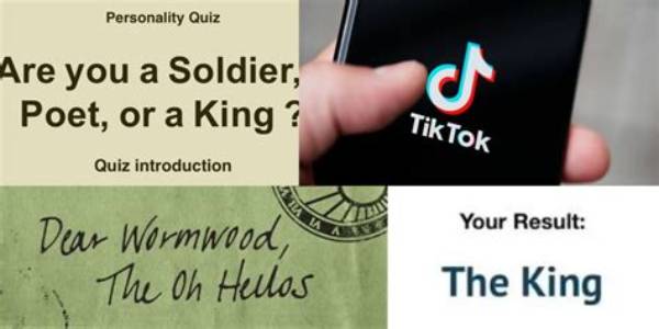 Where to Find Tiktok’s Soldier, Poet or King Quiz? How to Play the Viral Game Revealed