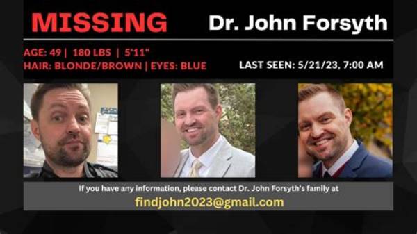 Where Was John Forsyth Last Seen? Missing Cassville Doctor’s Car Found Abandoned at a Park